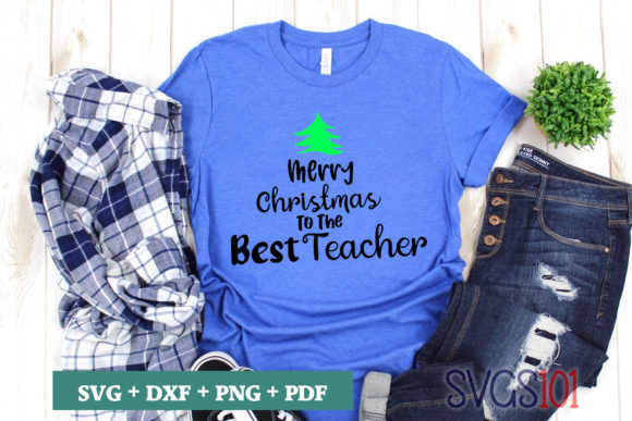 Merry Christmas to the Best Teacher SVG Review